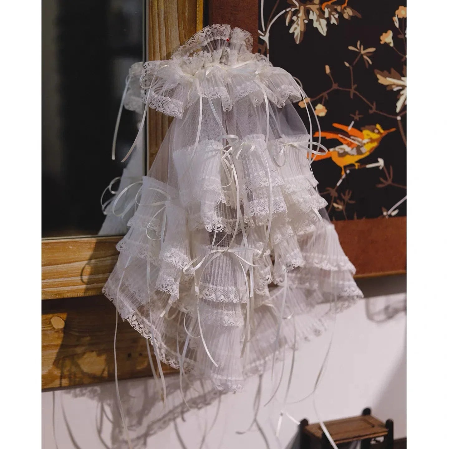 Short Bridal Veil Lace Wedding Veils For Evening Dinner Party Dress Women Birthday Gift Hair Accessories Brides Jewelry a