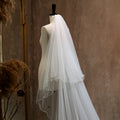 300cm Long Bridal Veil Lace Wedding Veils For Evening Dinner Party Dress Women Girl Gift Hair Accessories Brides Jewelry