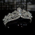 Baroque Princess Queen Crowns For Wedding Crystal Bridal Tiara Crown For Pageant Women Diadem Party Prom Hair Jewerly Headpiece as pic 3
