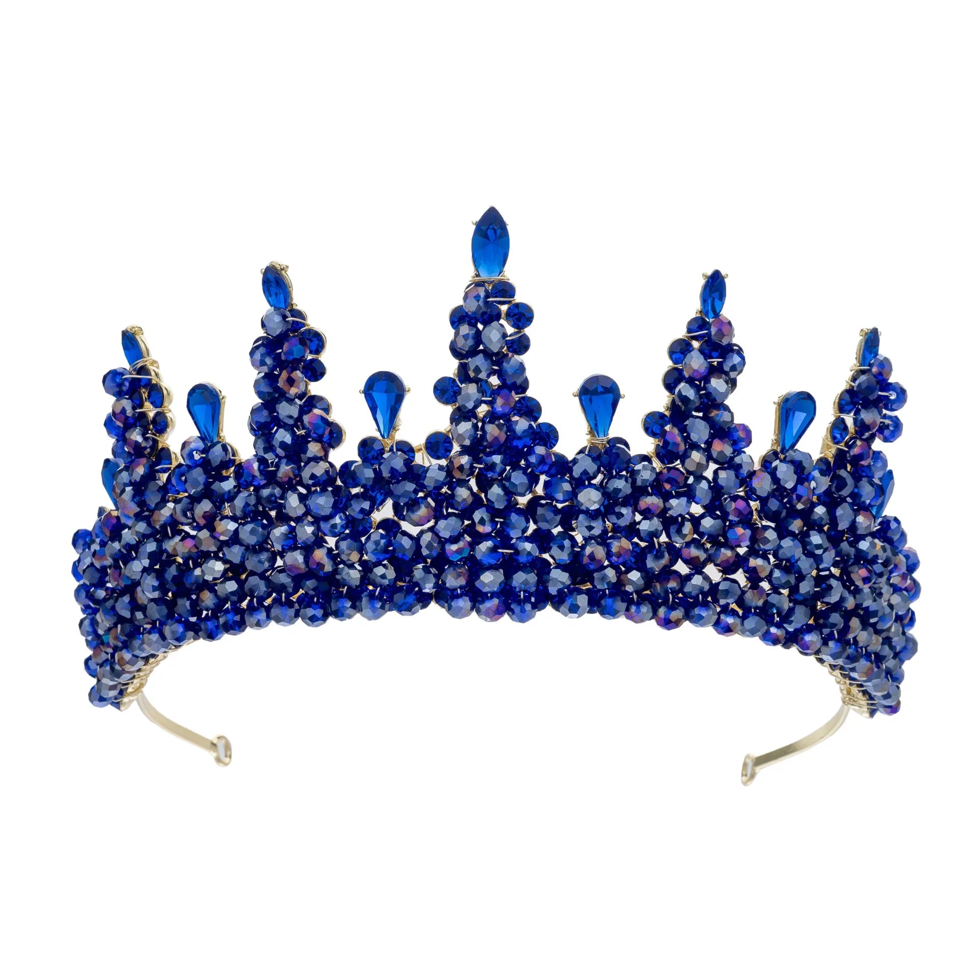 Baroque Queen Crowns For Women Crystal Princess Bridal Tiara Crown For Wedding Headpiece Paganrt Diadem Party Prom Hair Jewelry as picture 4