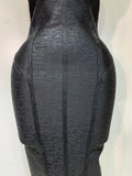 New Women Sexy Strapless Black Foil Color Bodycon Bandage Dress Fashion Celebrate Evening Party Luxury Birthday Dresses