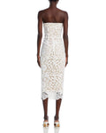 Arrival Women Sexy Strapless Lace Bodycon Mid-calf Dress Belt Fashion Birthday Party Celebrate Evening Cocktail Dress
