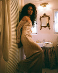 New Shinning Sequins Women Long Sleeve Off the Shoulder Bodycon Long Maxi Dress Fashion Celebrate Birthday Party Outfit