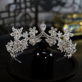 Baroque Princess Queen Crowns For Wedding Crystal Bridal Tiara Crown For Pageant Women Diadem Party Prom Hair Jewerly Headpiece