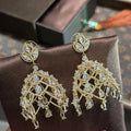 Vintage Gold Color AAA Zircon Bridal Earrings Cubic Zirconia Wedding Earring For Women Bride Accessories Birthday Gifts Jewelry
