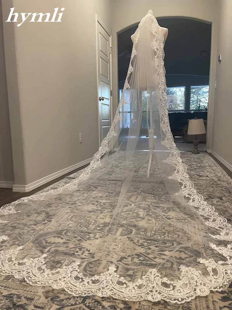 White Off-White Ivory Weddings Veil Lace Hair accessories for Bride