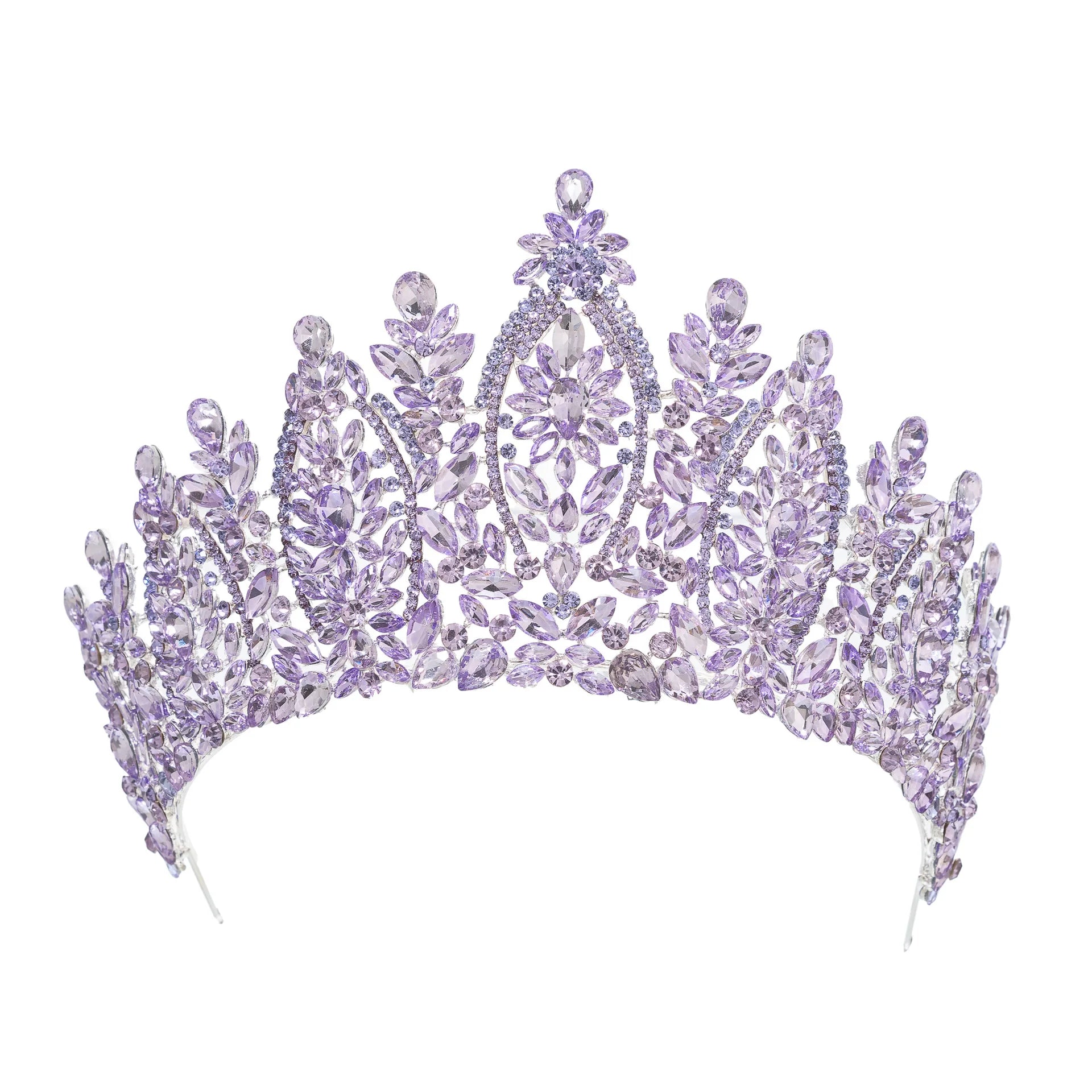 Crystal Wedding Crowns For Queens Princess Large Bridal Tiara Crown For Pageant Miss Universe Wedding Hair Jewelry Headdress as picture 2