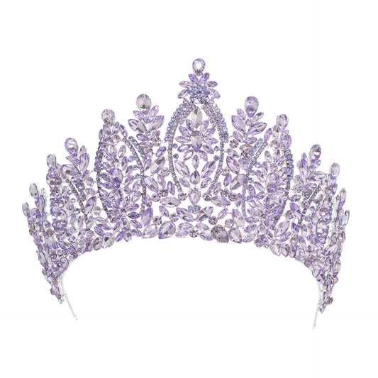 Crystal Wedding Crowns For Queens Princess Large Bridal Tiara Crown For Pageant Miss Universe Wedding Hair Jewelry Headdress as picture 2