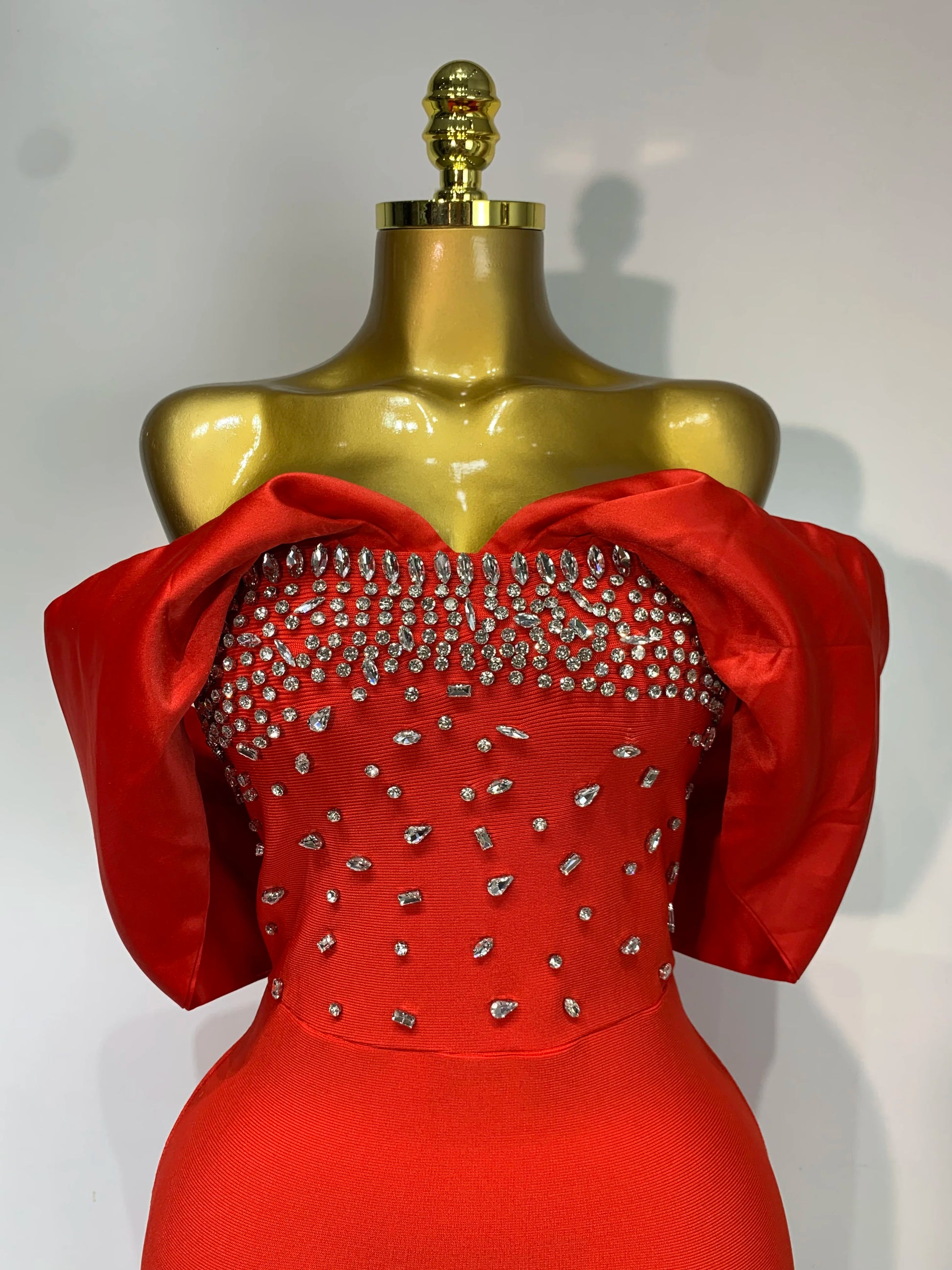 Women Sexy Off Shoulder Beading Bodycon Bandage Dress 2025 Celebrity Elegant Evening Club Party Luxury Birthday Dresses