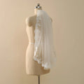 Short Bridal Veil Lace Tulle Wedding Veil in White , Off-white , Ivory