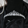 Bridal Hair Jewelry AAA Zircon Tiaras and Crowns CZ Zirconia Headband Women Brides Prom Pageant Headpiece Wedding Accessories a