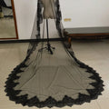 300cm White Black Bridal Veil Long Wedding Veils For Brides Evening Dinner Party Dress Women Girl Gifts Hair Accessories Jewelry b