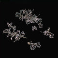 Wedding Hair Accessories Crystal Hair Pin Clip Butterfly Head Piece For Brides Women Girl Party Prom Hairpin Bridal Jewelry