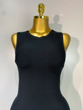 Fashion Black Sleeveless Sparkly Diamonds Tassel Bandage Dress Celebrity Cocktail Evening Party Luxury Birthday Gown