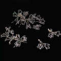 Wedding Hair Accessories Crystal Hair Pin Clip Butterfly Head Piece For Brides Women Girl Party Prom Hairpin Bridal Jewelry