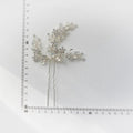 Flower Hair Clip Pin Vintage Gold Silver Color Head Piece Brides Women Opal Crystal Hairpin Wedding Accessories Bridal Jewelry