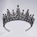 Baroque Queen Princess Crowns And Tiaras For Women Crystal Bridal Crown For Wedding Hair Accessories Prom Hair Jewelry Headdress as picture 2