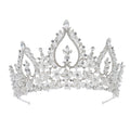 Baroque Wedding Crowns For Queen Crystal Bridal Tiara Crown For Pageant Miss Universe Diadem Prom Wedding Hair Jewelry Headpiece as picture 2