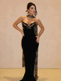 Sexy Leopard print ribbon strapless tight Long Dress Women black Corset Backless Bodycon Maxi Dresses Evening Party Gowns