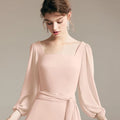 Customized Mother Dresses Simple A Line Bride Party Dress Chiffon Floor Length Occasion Gown Elegant robe invitée mariage