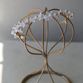 Porcelain Flower Headband Hairband Pearl Headpiece For Brides Women Headdress Headwear Wedding Hair Accessories Bridal Jewelry