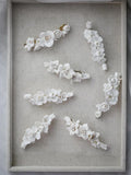 Wedding Accessories Porcelain Flower Hair Pin Clip Women Girl Hairpin For Brides Gold Silver Color Head Piece Bridal Jewelry