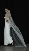 Single Layer Soft Simple Wedding Veil
