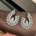 Luxury CZ AAA Zircon Bridal Earrings Cubic Zirconia Wedding Earring For Women Bride Accessories Birthday Gifts Jewelry