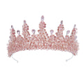 Baroque Queen Crowns For Women Crystal Princess Bridal Tiara Crown For Wedding Headpiece Paganrt Diadem Party Prom Hair Jewelry as picture 1