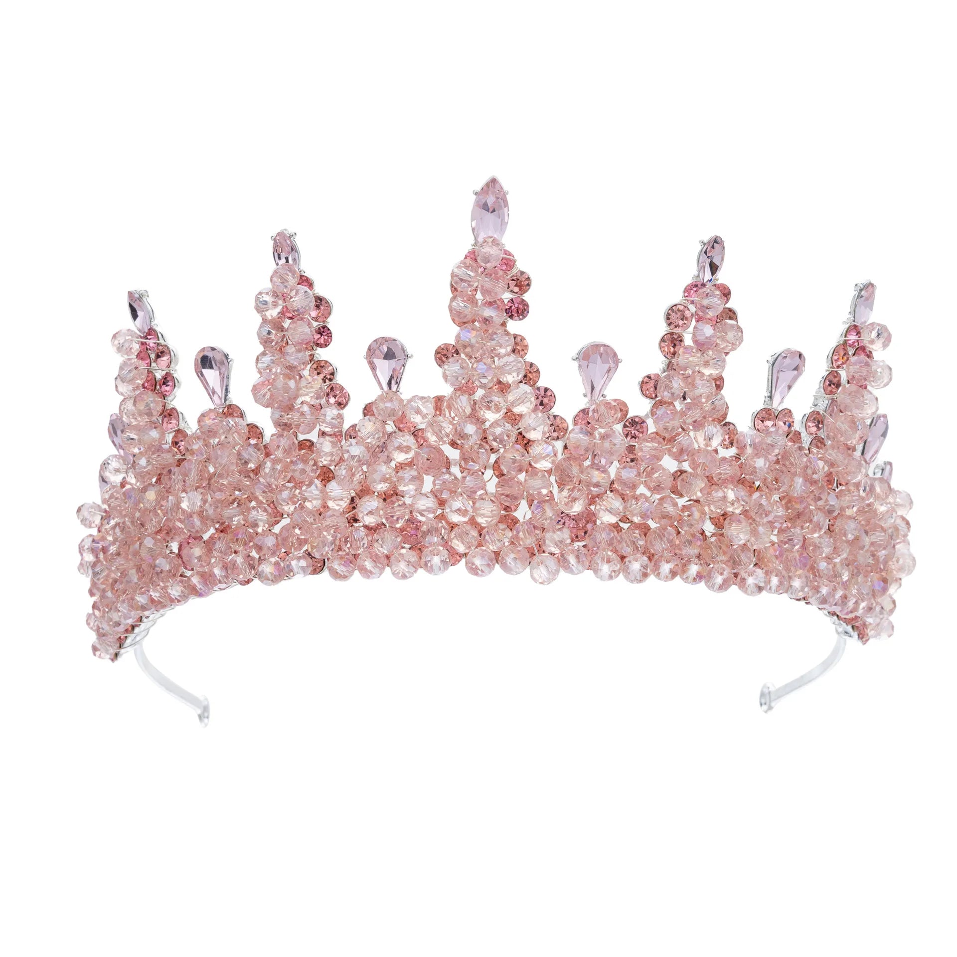 Baroque Queen Crowns For Women Crystal Princess Bridal Tiara Crown For Wedding Headpiece Paganrt Diadem Party Prom Hair Jewelry as picture 1