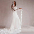 250cm Ivory White Bridal Veil Long Wedding Veils For Brides Evening Dinner Party Dress Women Girl Gifts Hair Accessories Jewelry