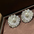 Pearl AAA Zircon Bridal Earrings CZ Cubic Zirconia Wedding Earring For Brides Accessories Women Party Dinner Dress Jewelry