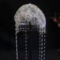 Flower Lace Headbands Hairbands Pearl Rhinestones Headpieces Headwear For Brides Women Bridal Jewelry Wedding Hair Accessories