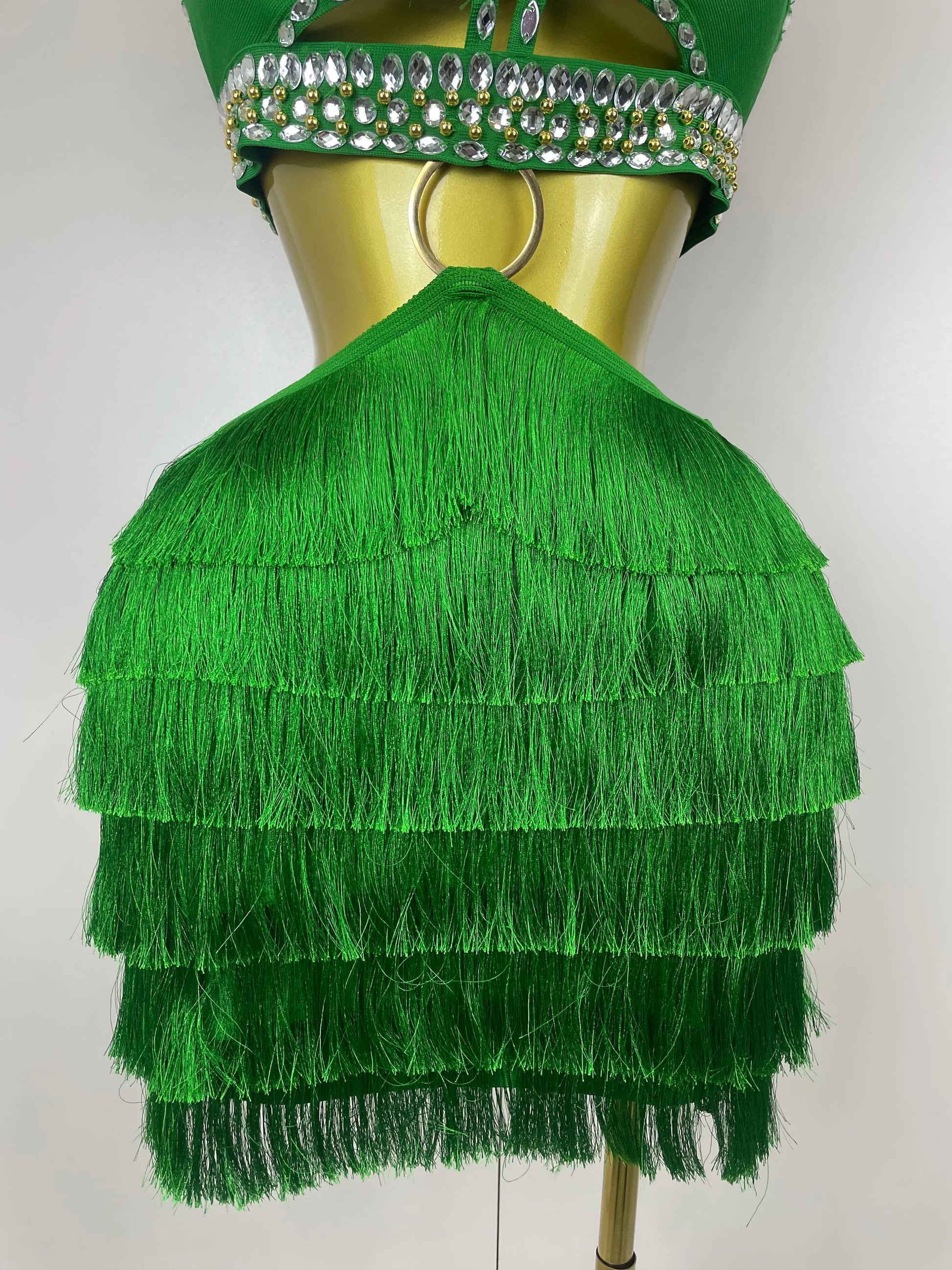 Women Sexy Green Sling Backless Dress Bodycon Bandage Dress Celebrity Elegant Evening Club Luxury Birthday Party Dresses