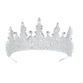 Baroque Queen Crowns For Women Crystal Princess Bridal Tiara Crown For Wedding Headpiece Paganrt Diadem Party Prom Hair Jewelry Pure Gold Color