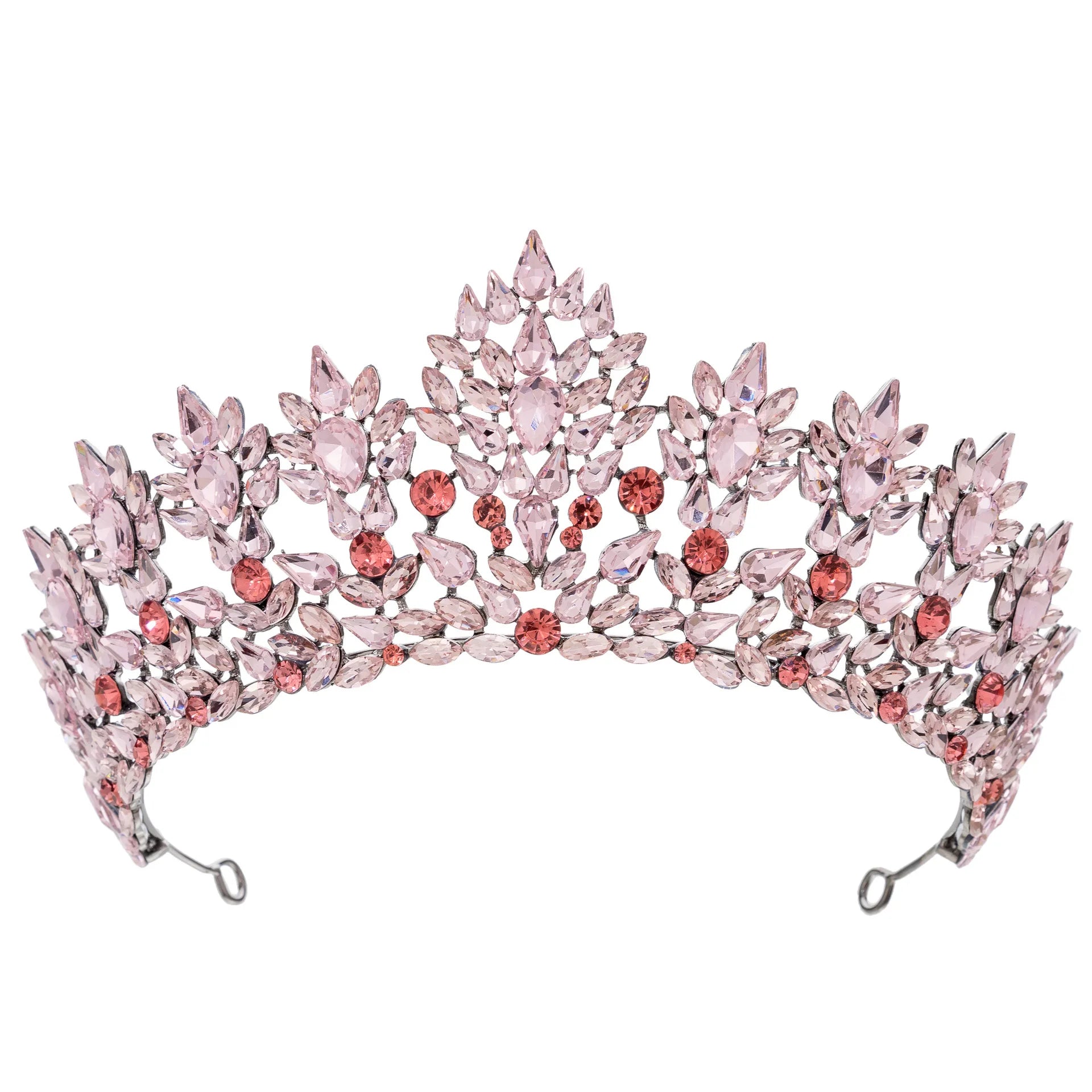 Princess Queen Crowns For Women Baroque Crystal Bridal Tiara Crown For Wedding Bride Headdress Party Prom Hair Jewelry Headpiece as picture