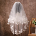 Butterfly Pearl Bridal Veil Lace Wedding Veils For Evening Dinner Party Dress Women Girl Gift Hair Accessories Brides Jewelry