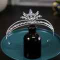Crystal Crowns For Queen Wedding Hair Accessories Princess Bridal Tiara Crown For Women Pageant 15 Years Party Prom Headdress as picture 3