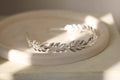 Silver Color Headband Hairband Leaf Headpiece Headdress Brides Birthday Gift Tiara Crown Bridal Jewelry Wedding Hair Accessories