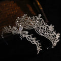 Wedding Hair Accessories Crystal Zirconia Tiaras and Crowns Gift Diadem For Women Brides Princess Queen Headband Bridal Jewelry