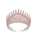 Baroque Queen Crowns For Women Crystal Bridal Tiara Crown For Wedding Pageant Bride Headpiece Party Prom Hair Jewelry Headdress as picture 4