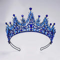 Baroque Queen Princess Crowns And Tiaras For Women Crystal Bridal Crown For Wedding Hair Accessories Prom Hair Jewelry Headdress as picture