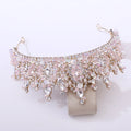 Princess Queen Crowns For Wedding Bride Headdress Crystal Bridal Tiara Crown For Pageant Women Diadem Wedding Hair Accessories as picture 3