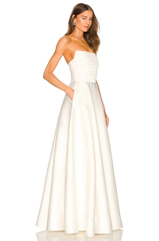 2 en 1 robe de mariée de sirène moderne sans manche arc satin trains de mariée princesse vestido de novia