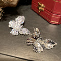 Luxury Butterfly Zircon Bridal Earrings Cubic Zirconia Wedding Earring For Brides Accessories Women Birthday Gifts Jewelry