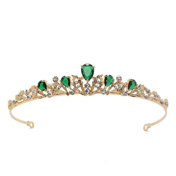 Bridal Tiara For Women Girl Zircon Small Princess Crowns Tiaras For Wedding Bride Birthday Party Prom Hair Jewelry Accessories as pic 2