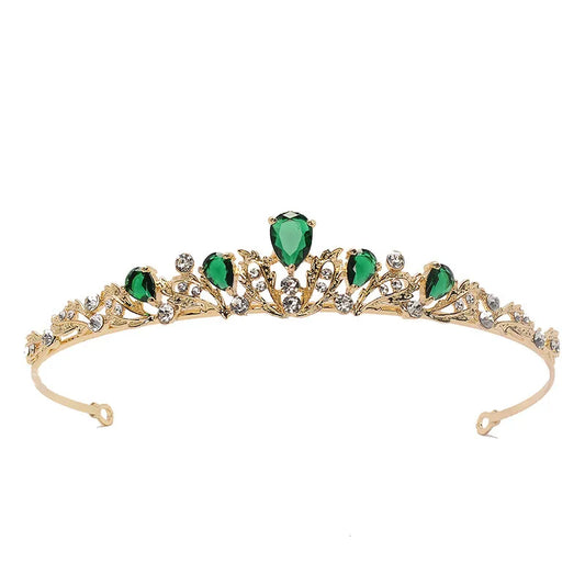 Bridal Tiara For Women Girl Zircon Small Princess Crowns Tiaras For Wedding Bride Birthday Party Prom Hair Jewelry Accessories as pic 2