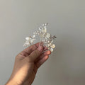 Wedding Accessories Flower Head Pieces Vintage Gold Silver Color Hair Pins Comb Bride Pearl Rhinestones Hairpins Bridal Jewelry