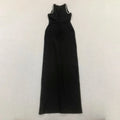 Women Sleeveless Sexy Shinning Rhinestones Bodycon Long Bandage Dress Celebrate Evening Party Birthday Fashion Wear