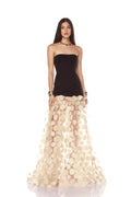 High Quality Women Sexy Off the Shoulder Florlas Mesh Long Maxi Dress Celebrate Birthday Party Evening Outfit Vestido